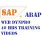 SAP ABAP WEBDYNPRO TRAINING VIDEOS 80$